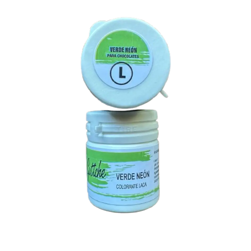 Colorante Laca Verde Neon Para Chocolate Guttche 15g 1