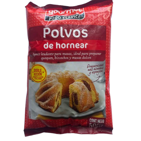 Polvos De Hornear Gourmet 500g