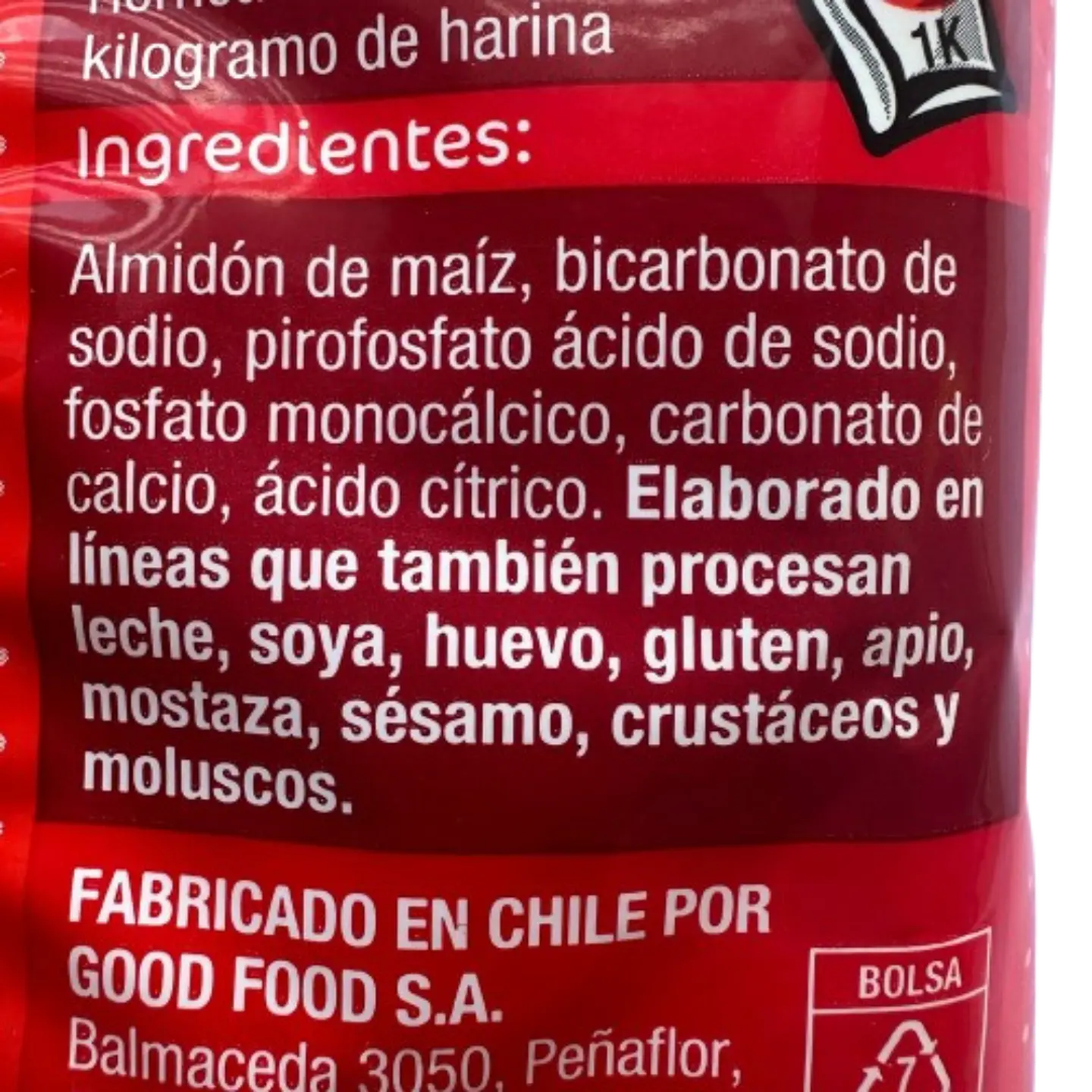 Polvos De Hornear Gourmet 500g 2