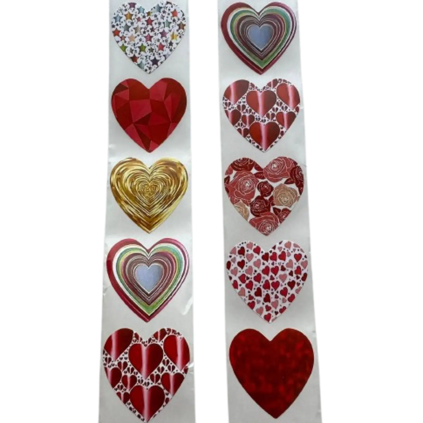 Stickers Corazon B 100un 25mm 1