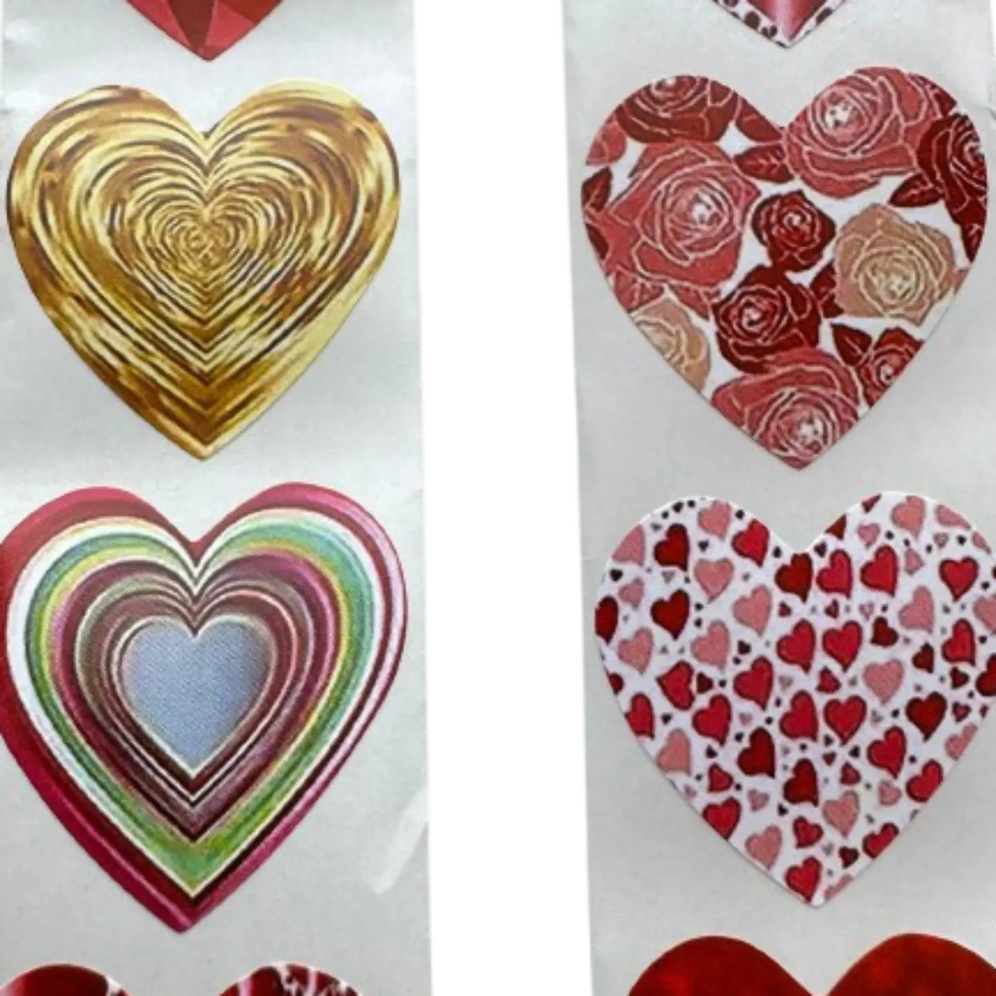 Stickers Corazon B 100un 25mm 2