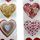 Stickers Corazon B 100un 25mm - Miniatura 2