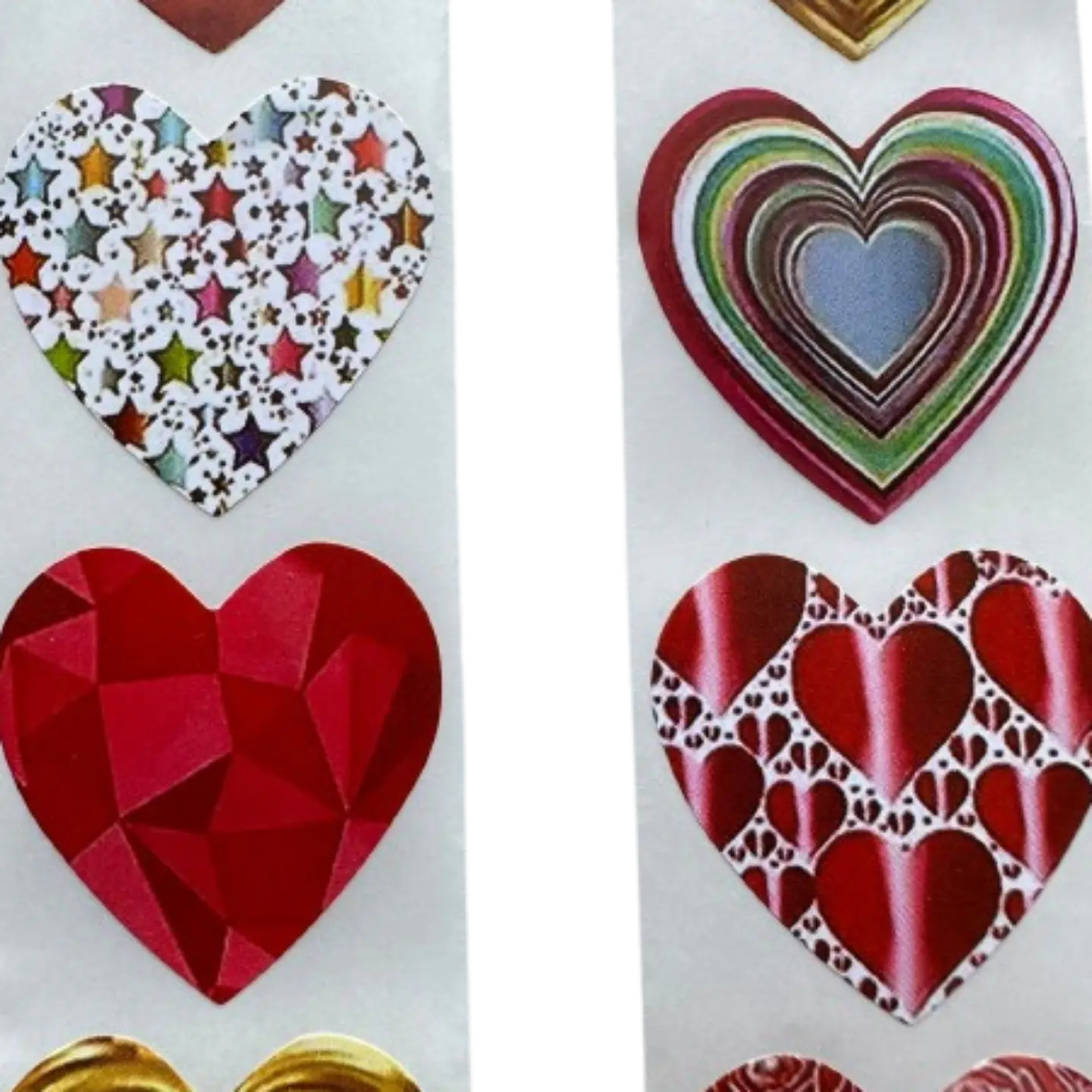 Stickers Corazon B 100un 25mm 3