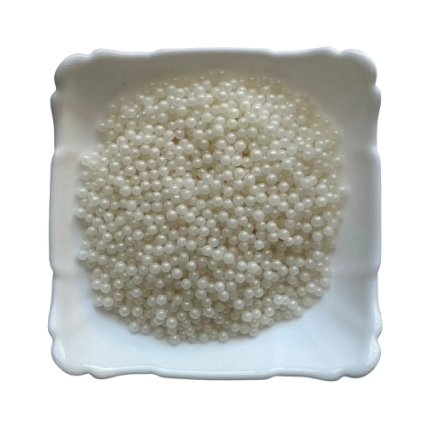 Perlas Blancas Brillante Comestibles 4mm 70g 2