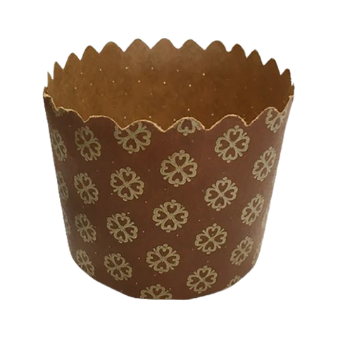 Pack 10 Molde Panettone Papel Para 100g 7x6cm