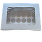Caja Con Ventana Para 24 Shot 60ml Cartulina Blanca - Miniatura 1