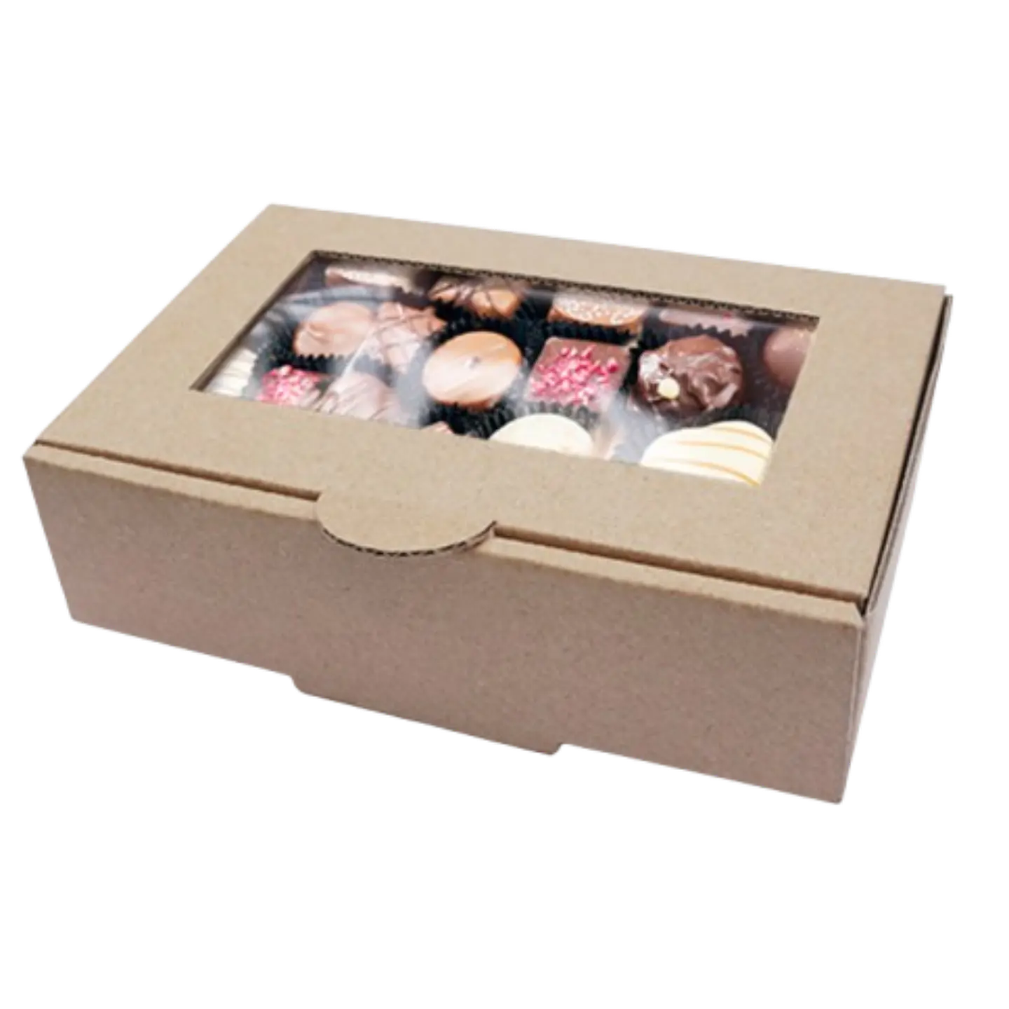 Caja S Carton Microcorrugado Ventana 19,3x13,5x4,3cm 1