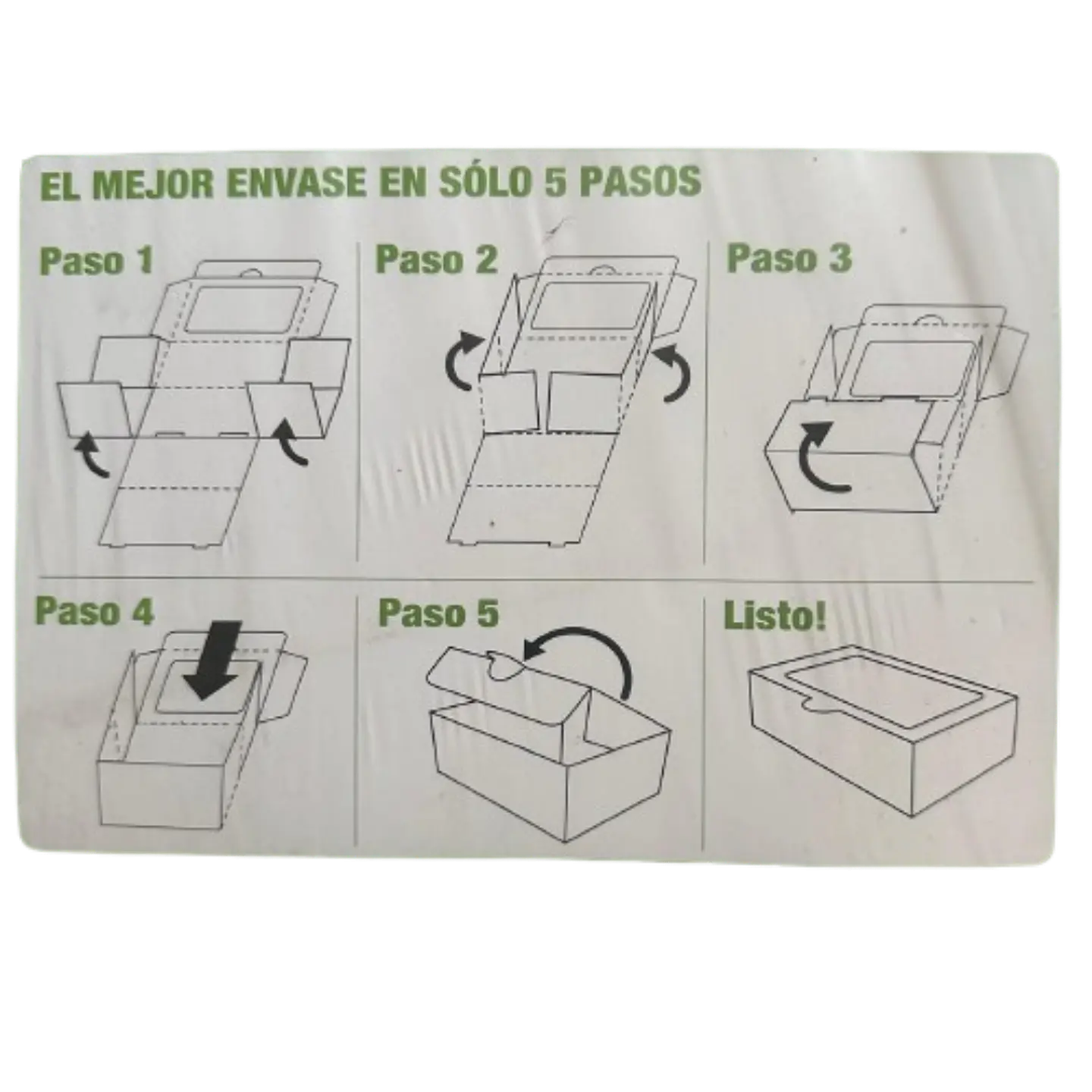 Pack 5 Caja L Carton Microcorrugado Ventana 23,2x15,5x6,8cm 2