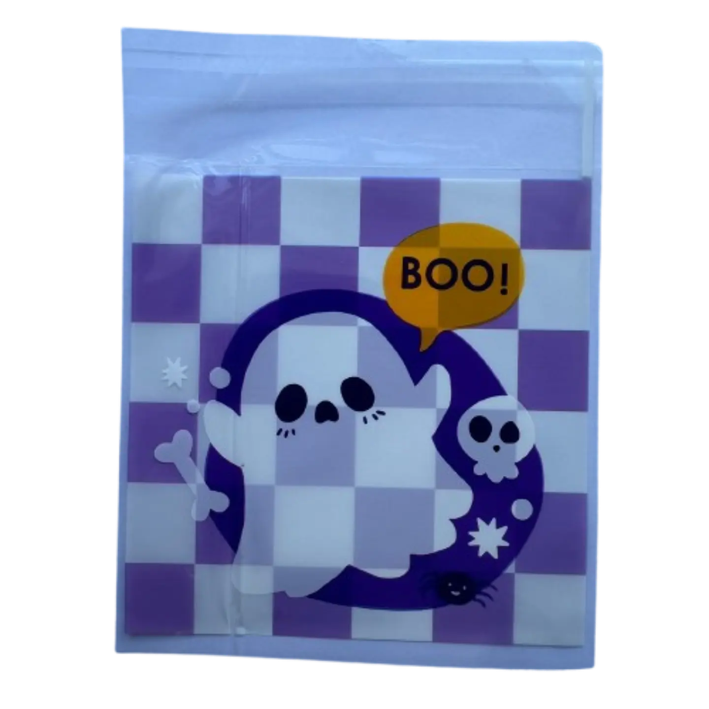 Bolsas Halloween C Celofan Autoadhesivas 100un 10x10+2cm 5