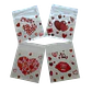 Bolsas San Valentin B Celofan Autoadhesivas 100un 10x10+2cm - Miniatura 1