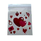 Bolsas San Valentin B Celofan Autoadhesivas 100un 10x10+2cm - Miniatura 2