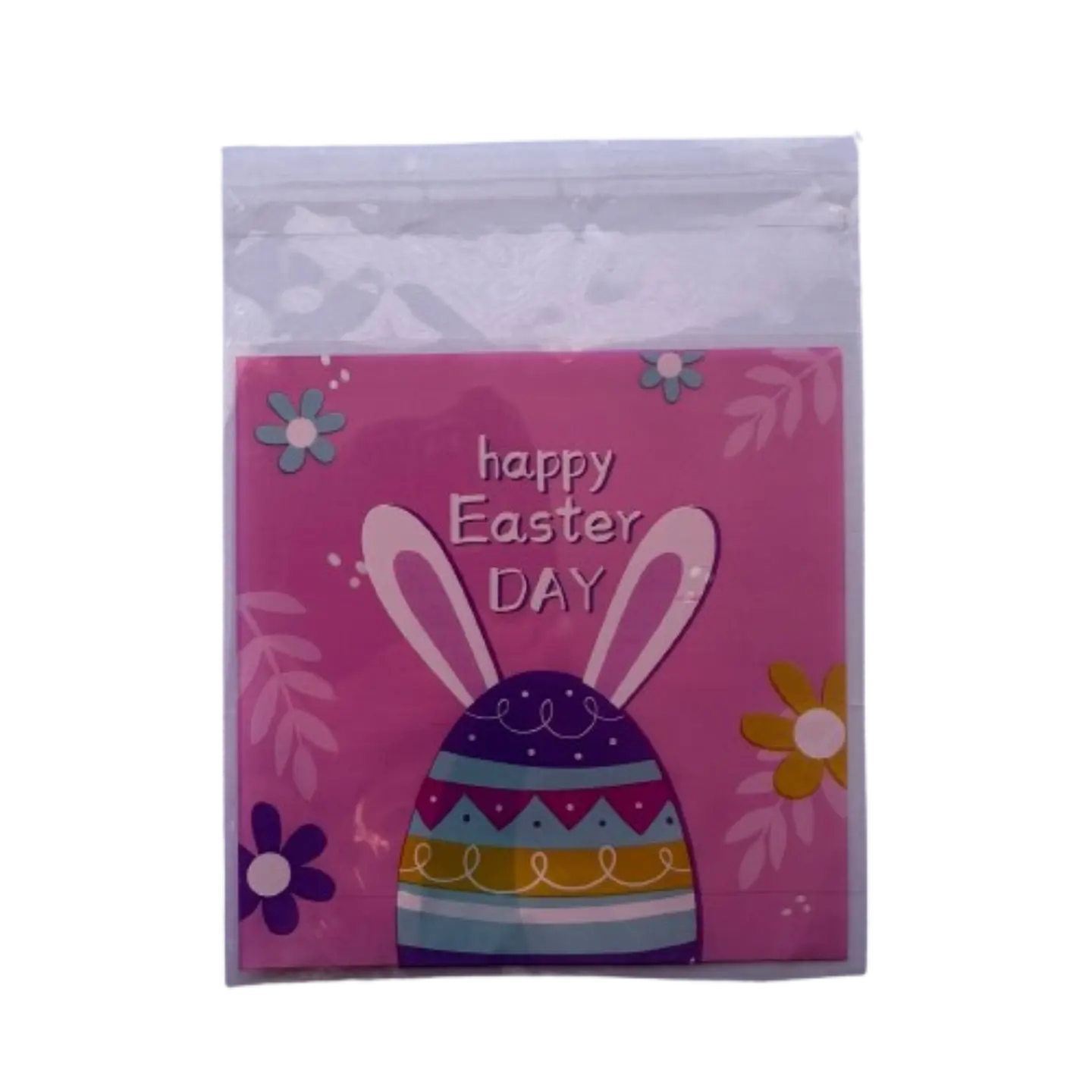 Bolsas Pascua A Celofan Autoadhesivas 100un 10x10+2cm 2