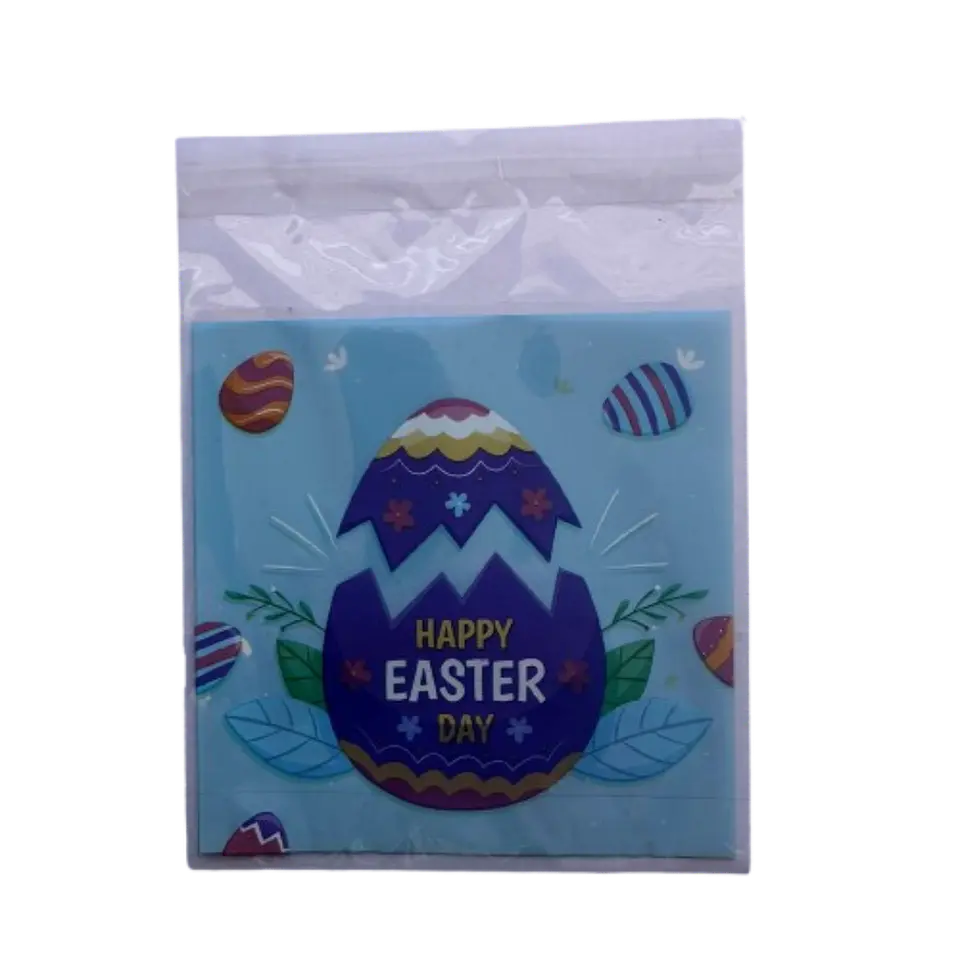 Bolsas Pascua A Celofan Autoadhesivas 100un 10x10+2cm 4