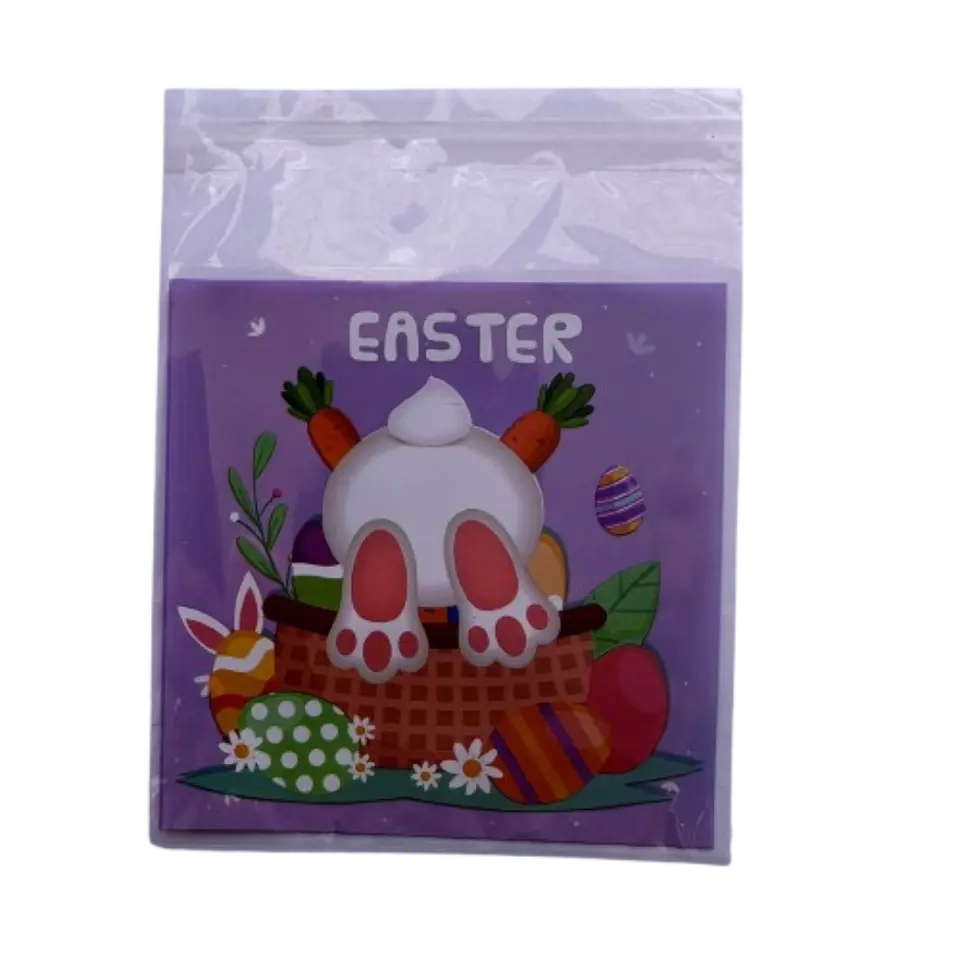 Bolsas Pascua A Celofan Autoadhesivas 100un 10x10+2cm 5