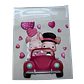 Bolsas San Valentin C Celofan Autoadhesivas 100un 10x10+2cm - Miniatura 4