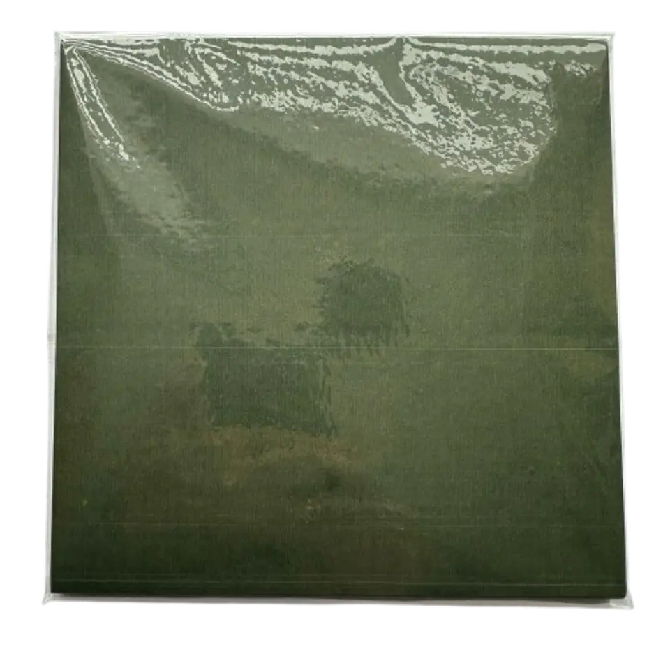 Papel Alfajor Verde Oscuro Ceresinado 100un 14x14cm 2
