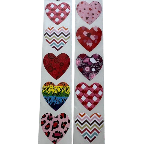 Stickers Corazon A 100un 25mm