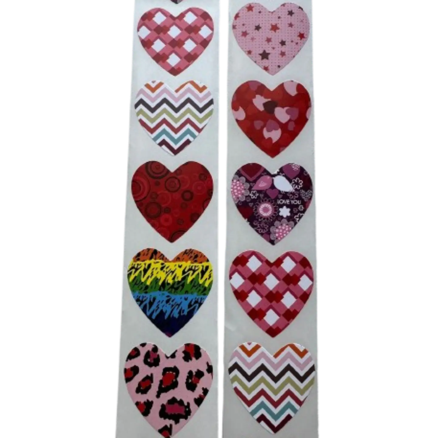 Stickers Corazon A 100un 25mm 1