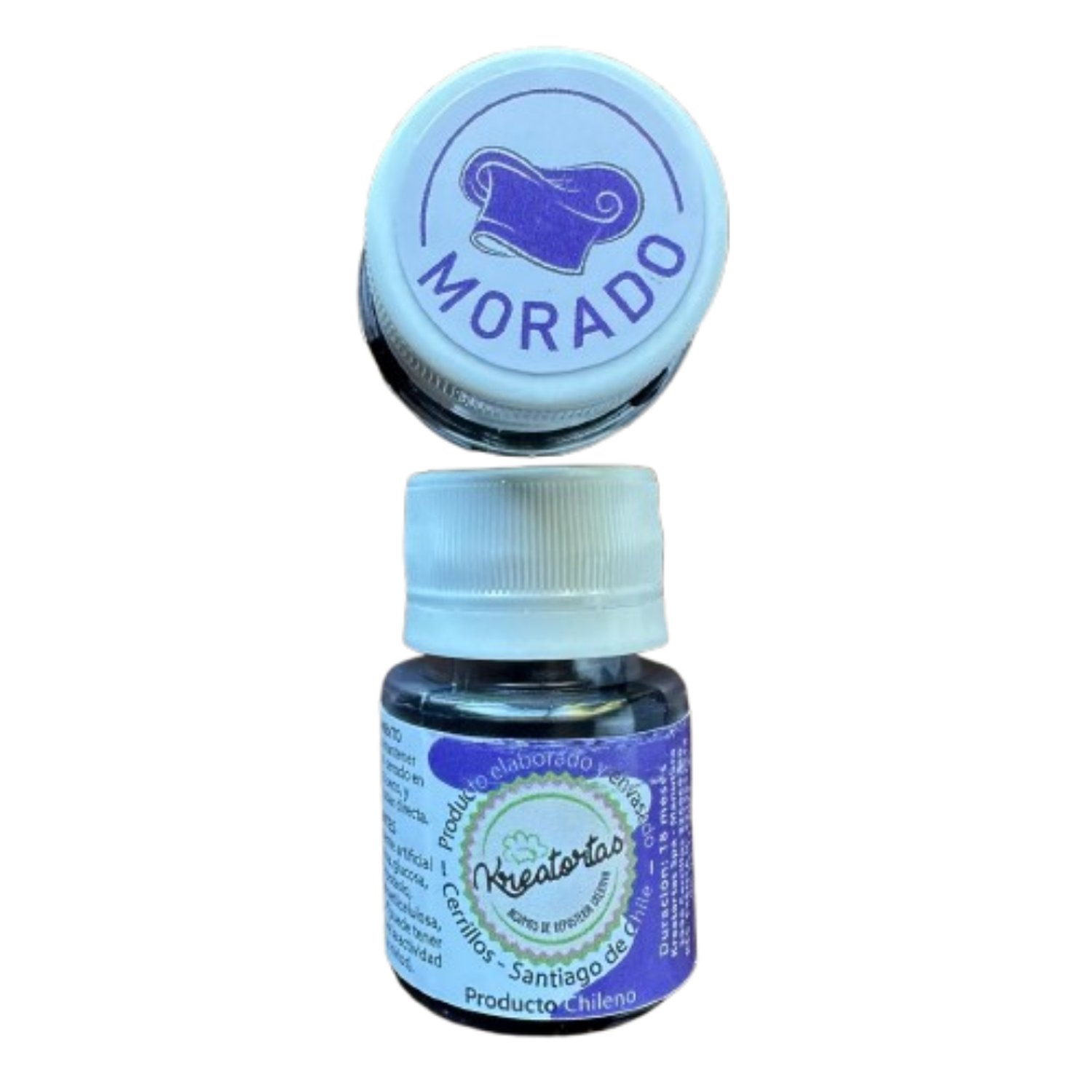 Colorante Gel Morado Comestible Reposteria Kreatortas 30g