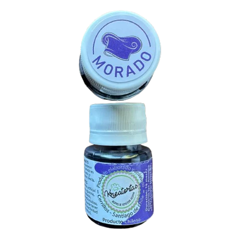 Colorante Gel Morado Comestible Reposteria Kreatortas 30g