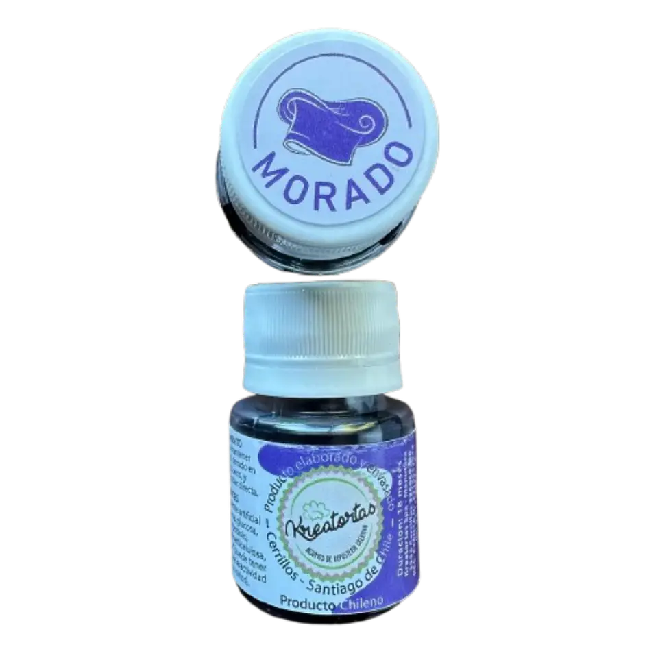 Colorante Gel Morado Comestible Reposteria Kreatortas 30g 1