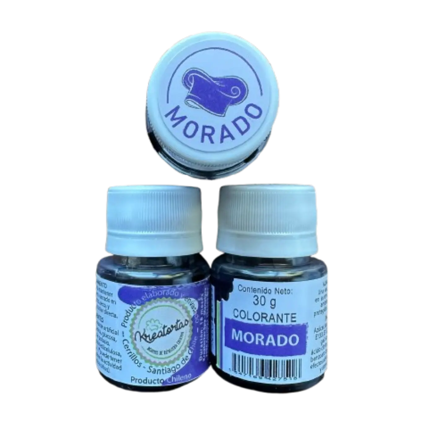 Colorante Gel Morado Comestible Reposteria Kreatortas 30g 2