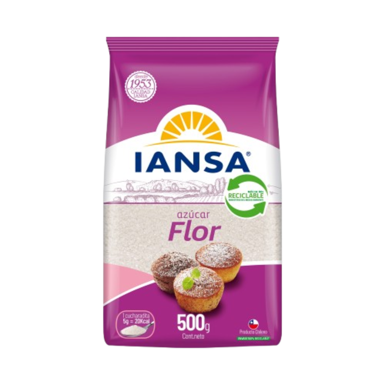 Azucar Flor Iansa 500g