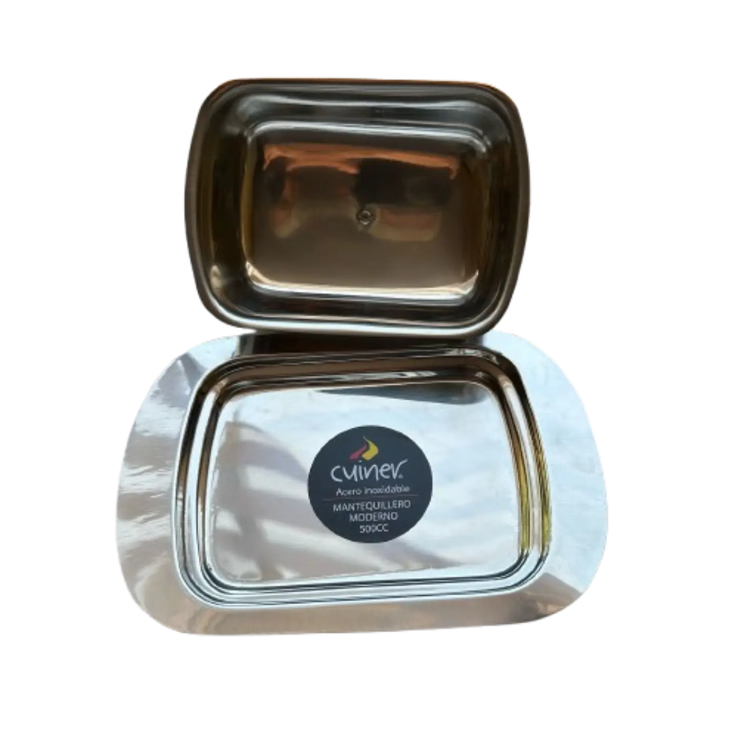 Mantequillero Acero Inoxidable Cuiner 500ml 2