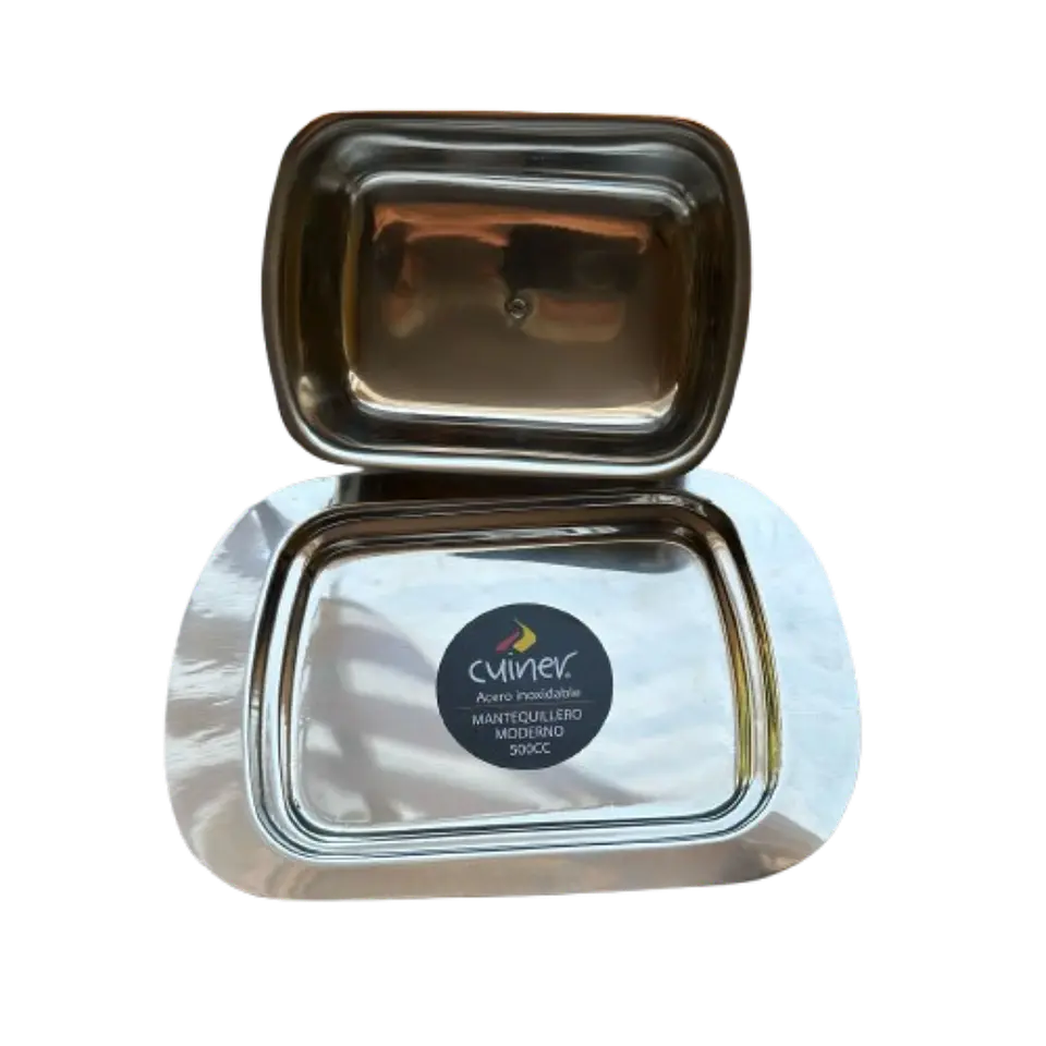 Mantequillero Acero Inoxidable Cuiner 500ml 2