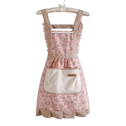 Delantal De Cocina Vintage Rosado