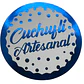 Sticker Cuchufli Artesanal Azul 100un 38mm - Miniatura 1