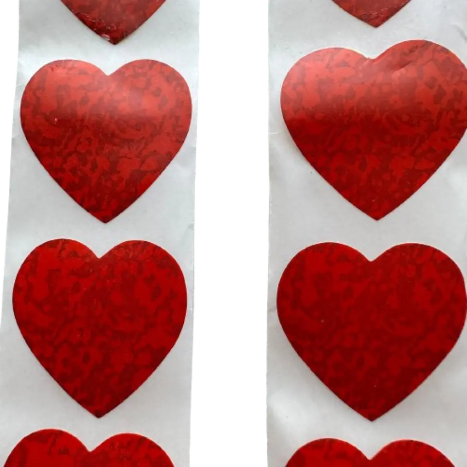 Stickers Corazon D 100un 25mm 2