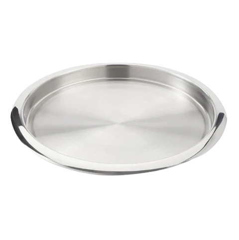 Bandeja Redonda Acero Inoxidable Cuiner 35cm