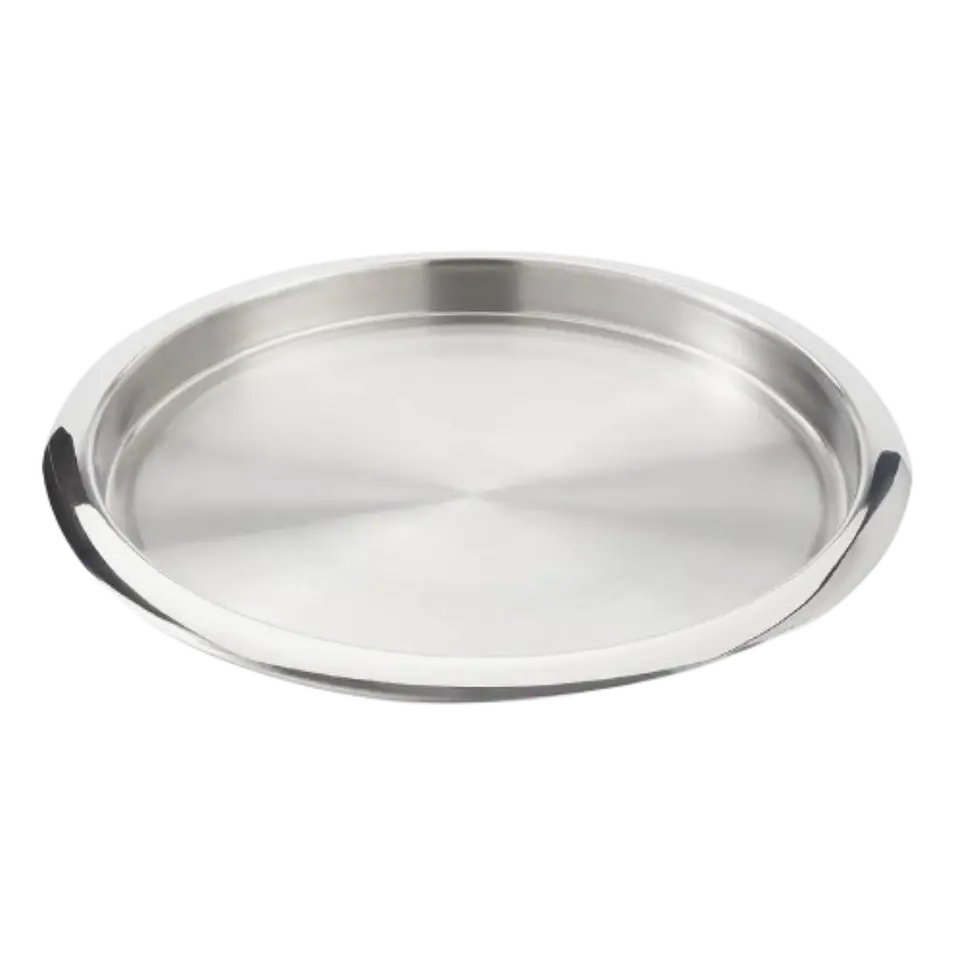 Bandeja Redonda Acero Inoxidable Cuiner 35cm 1