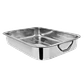 Fuente Rectangular Con Azas Acero Inoxidable Cuiner 35cm - Miniatura 1