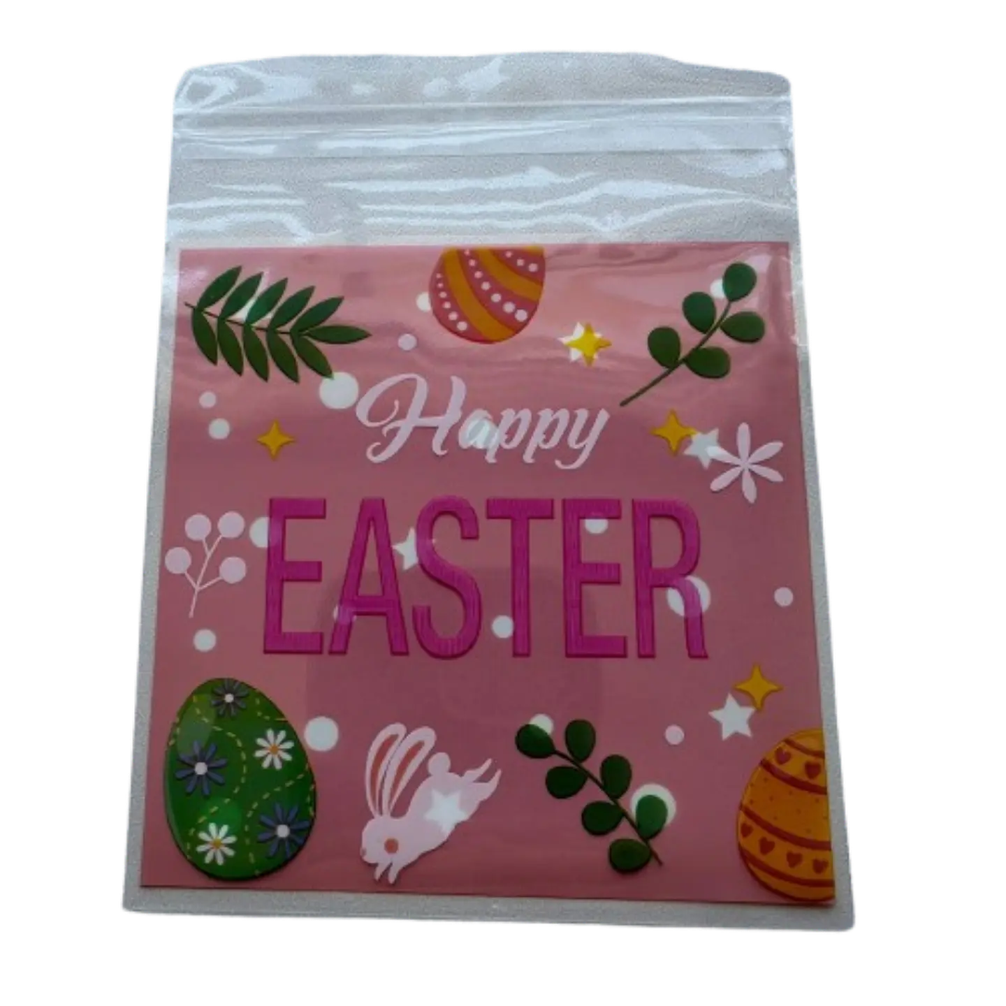 Bolsas Pascua B Celofan Autoadhesivas 100un 10x10+2cm 4