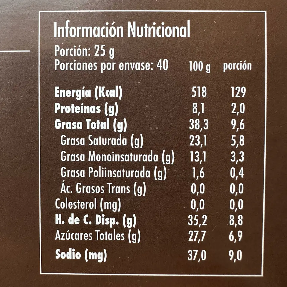 Chocolate 72% Cacao Amargo Monedas 832 Neucober 1kg 2