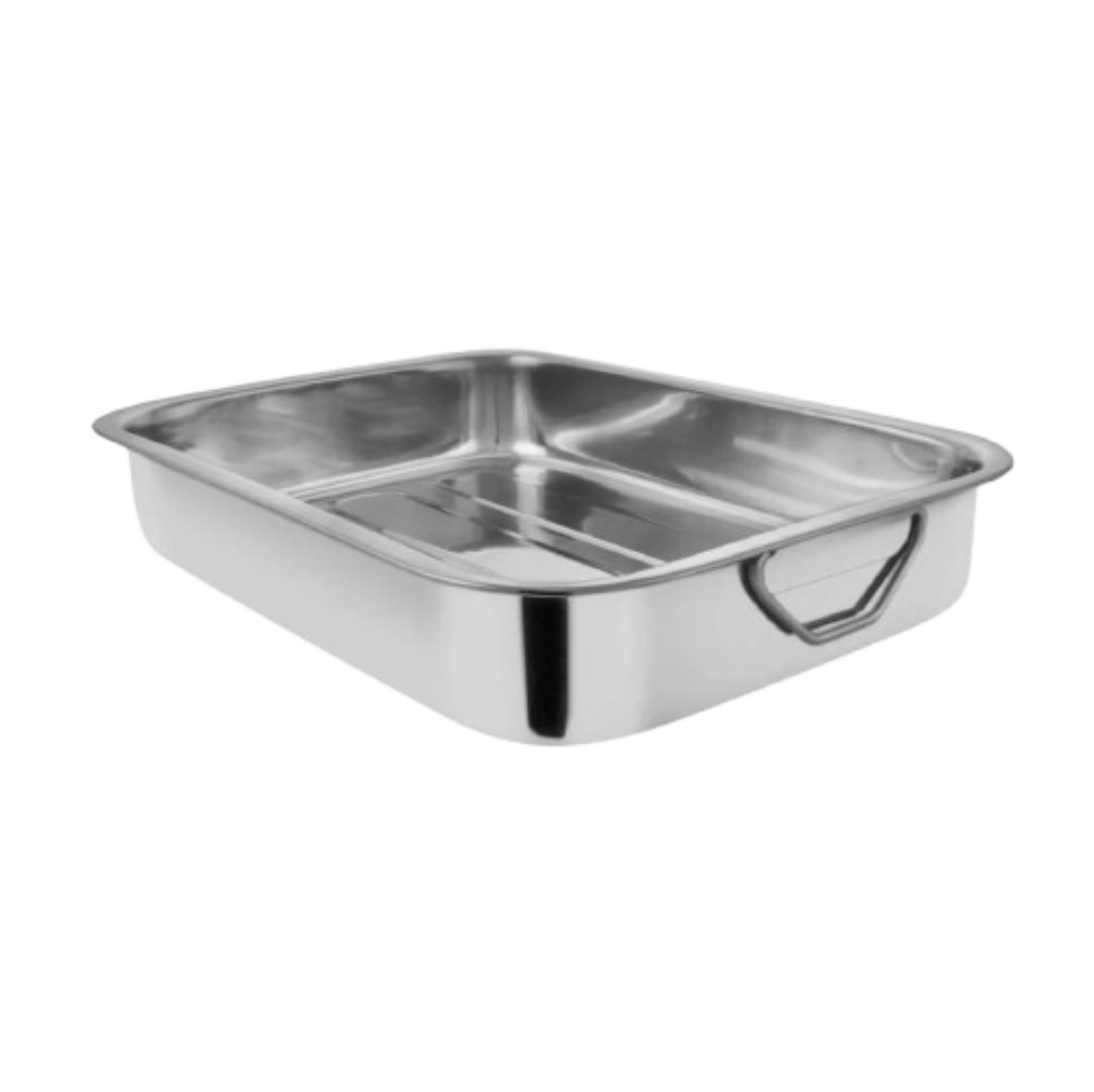 Fuente Rectangular Con Azas Acero Inoxidable Cuiner 30cm