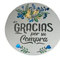 Sticker Gracias Por Su Compra B 100un 38mm - Miniatura 1