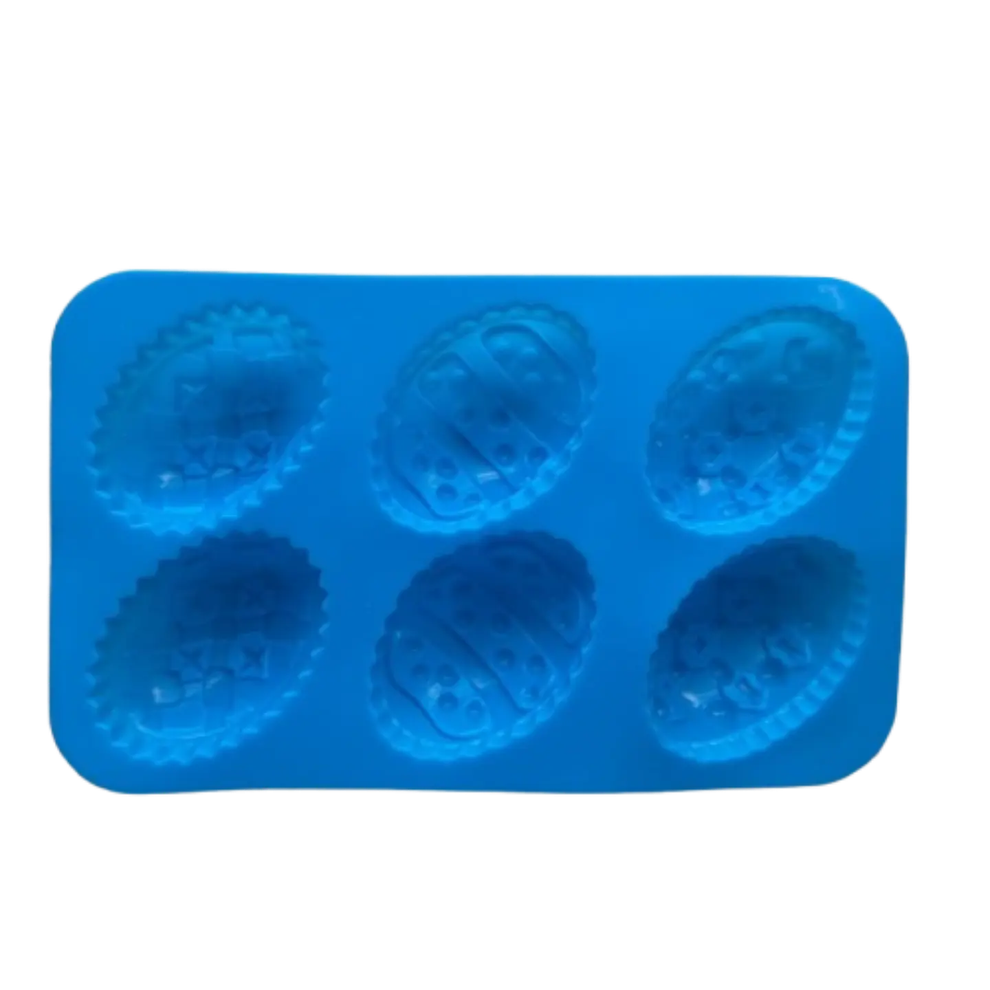 Molde Silicona Huevitos Grandes 6 Cavidades 2