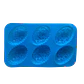 Molde Silicona Huevitos Grandes 6 Cavidades - Miniatura 2