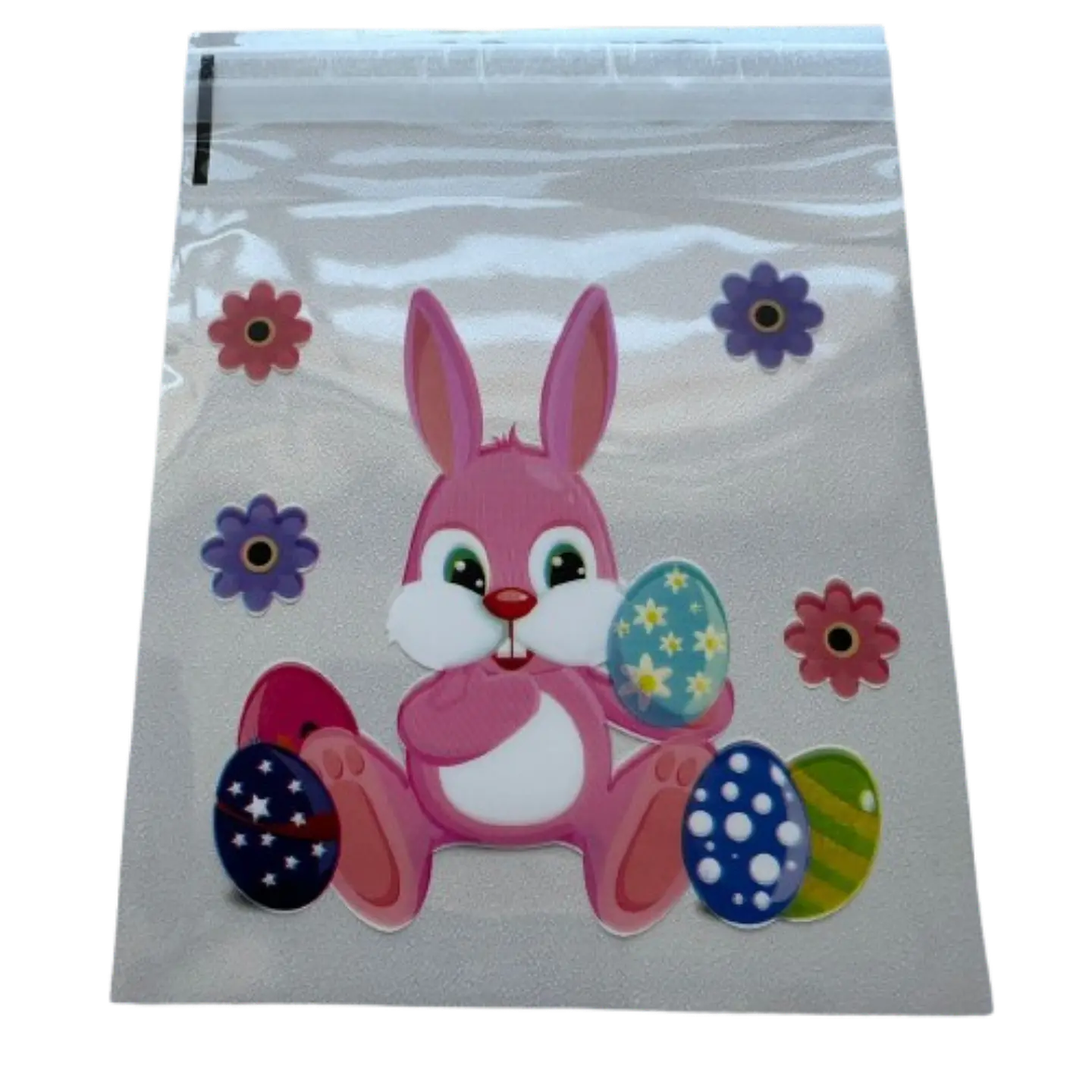 Bolsas Pascua D Celofan Autoadhesivas 100un 10x10+2cm 3
