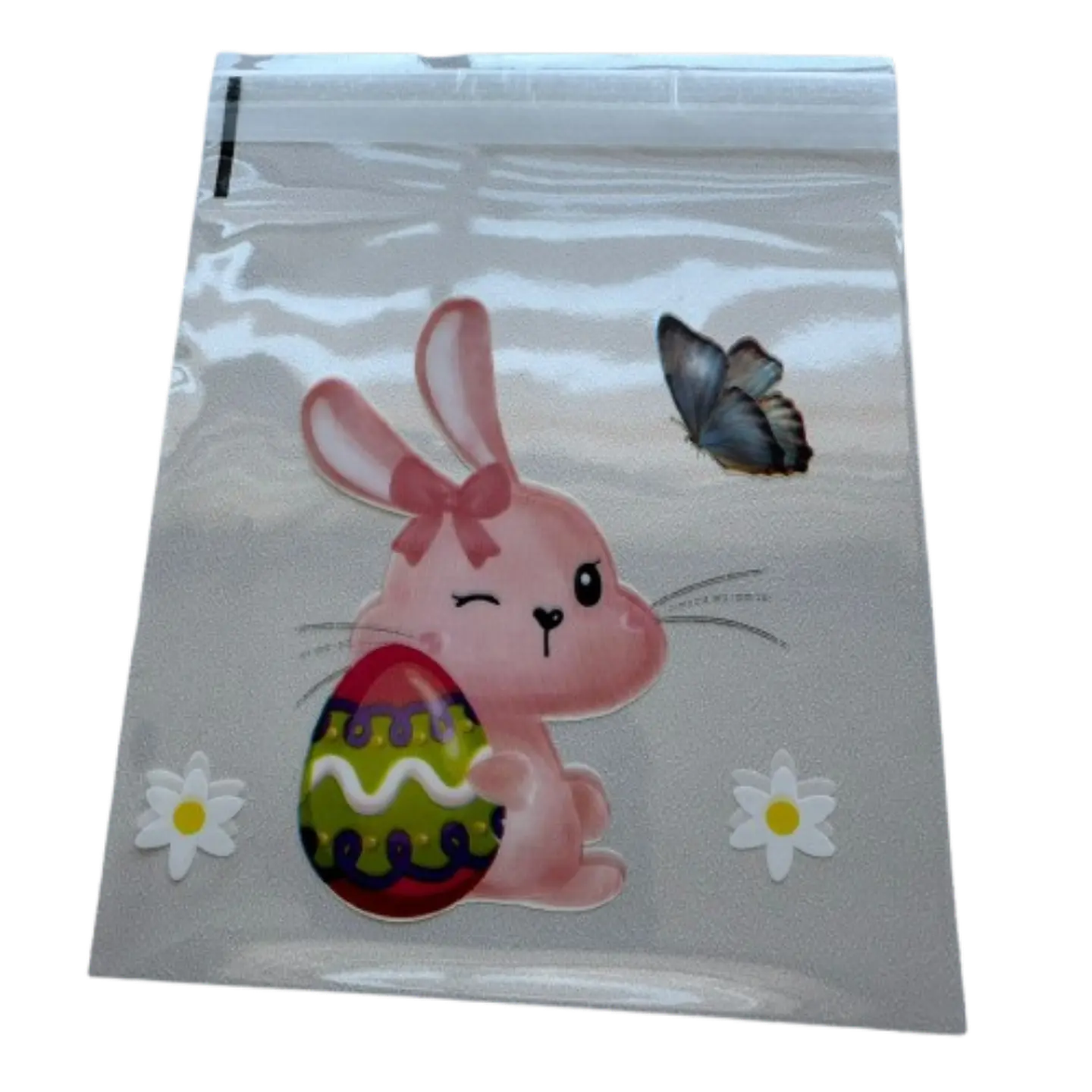 Bolsas Pascua D Celofan Autoadhesivas 100un 10x10+2cm 4