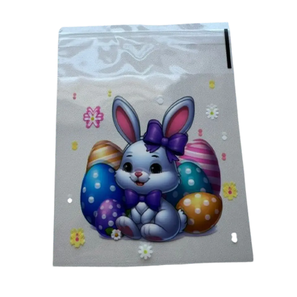 Bolsas Pascua C Celofan Autoadhesivas 100un 10x10+2cm 2