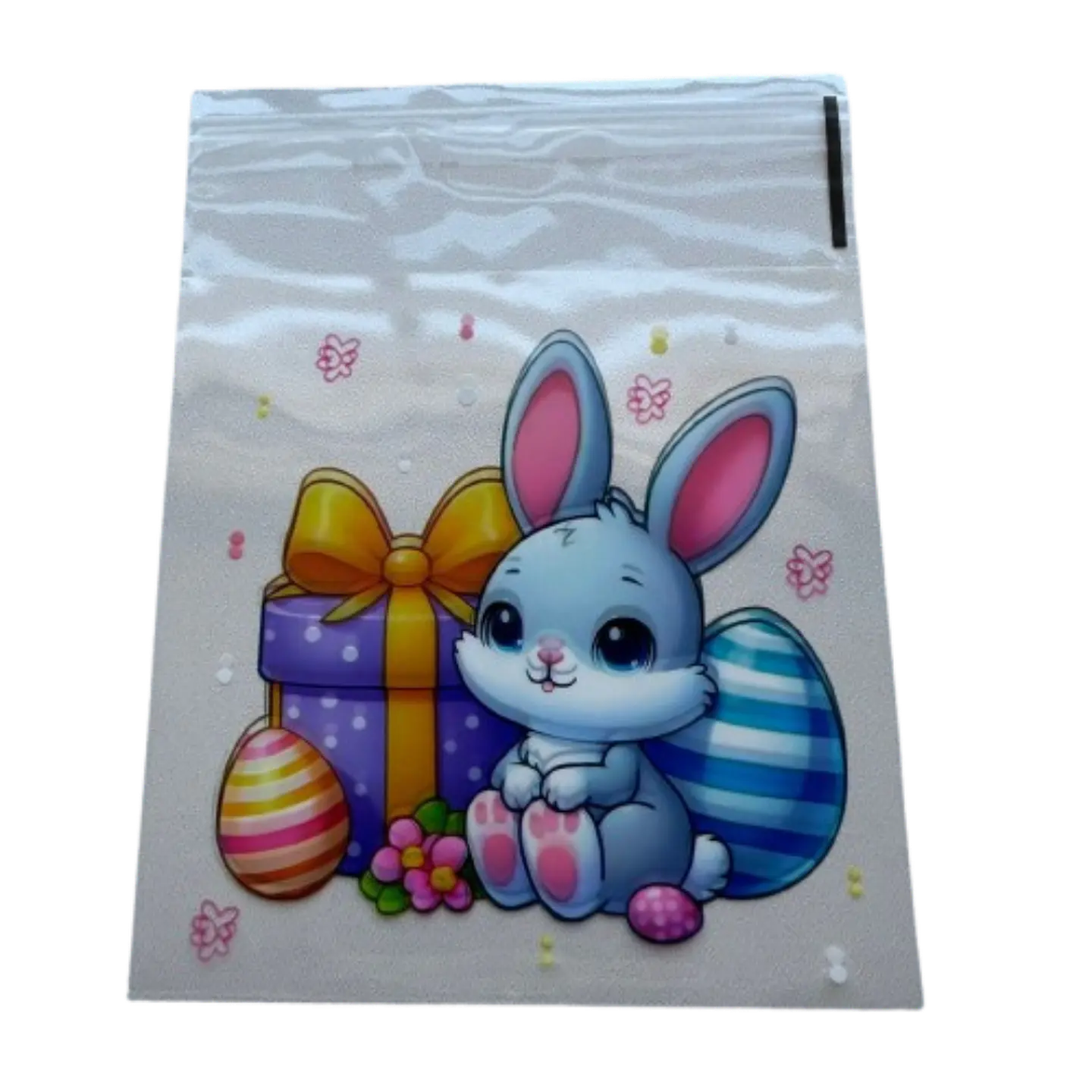 Bolsas Pascua C Celofan Autoadhesivas 100un 10x10+2cm 3