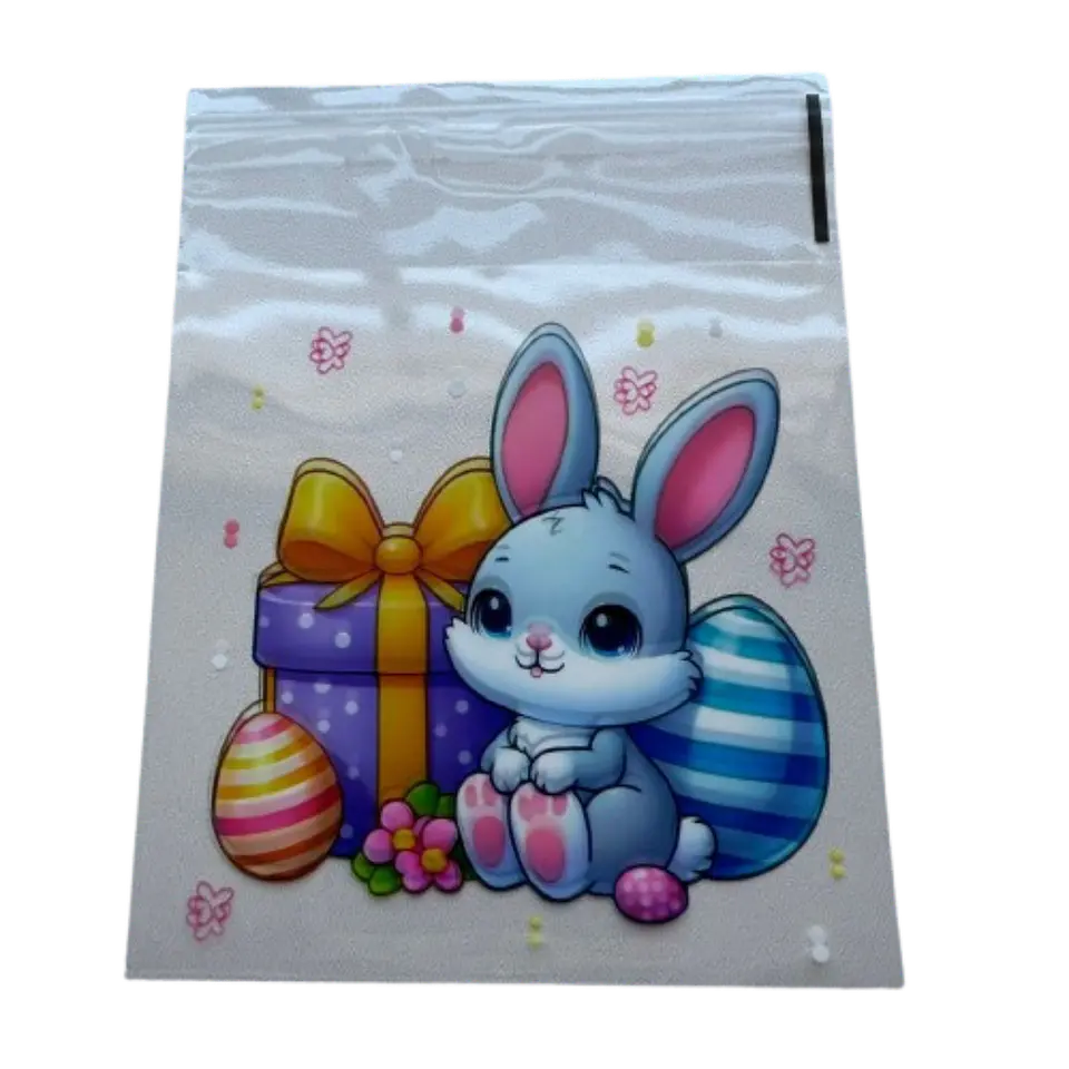 Bolsas Pascua C Celofan Autoadhesivas 100un 10x10+2cm 3
