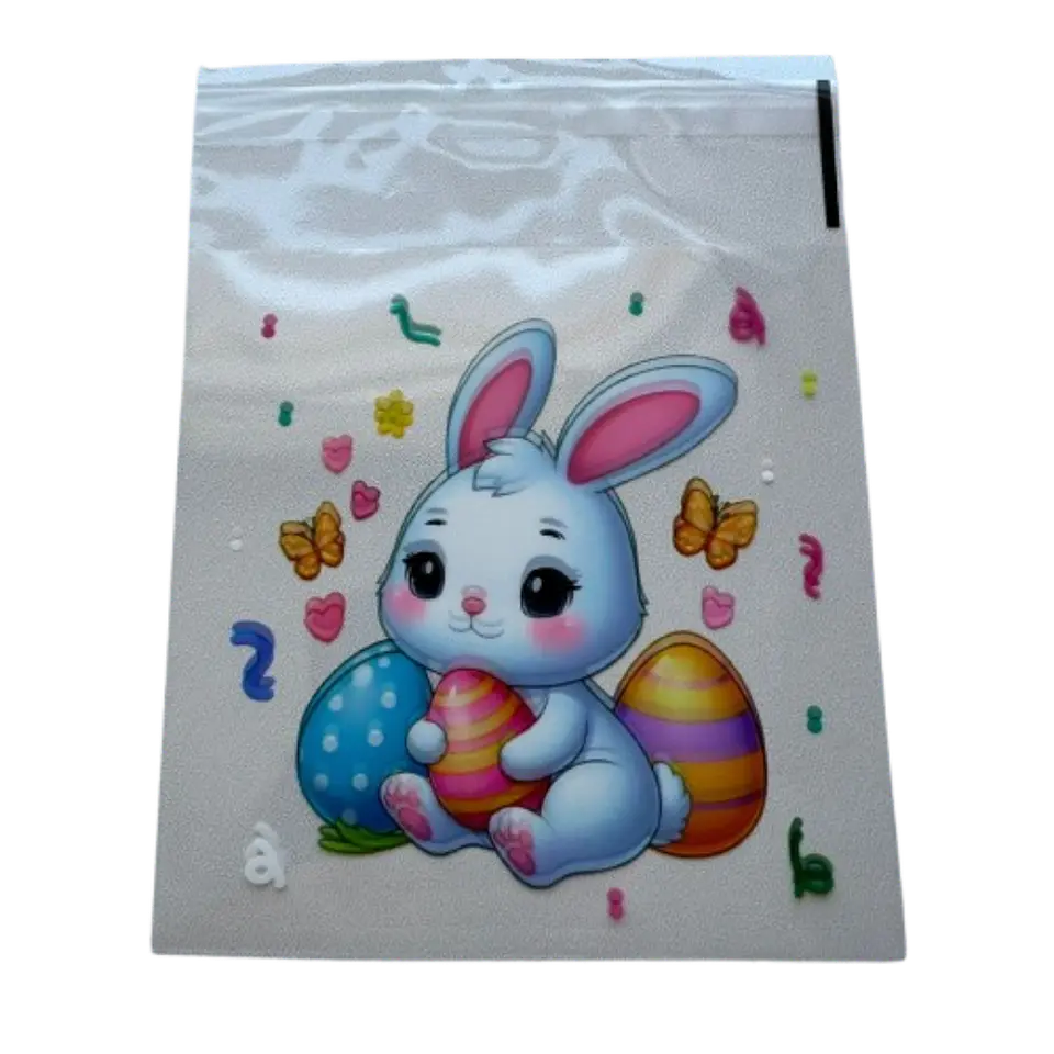 Bolsas Pascua C Celofan Autoadhesivas 100un 10x10+2cm 4