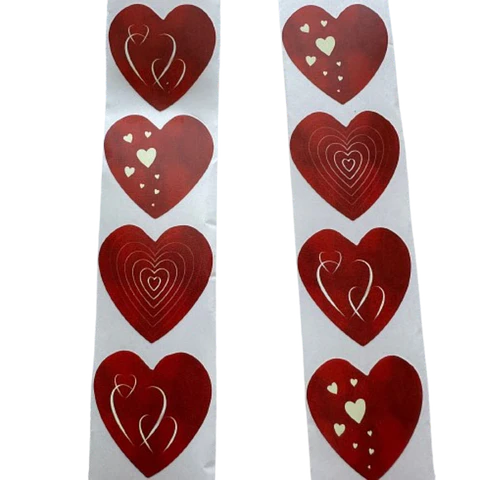 Stickers Corazon C 100un 25mm
