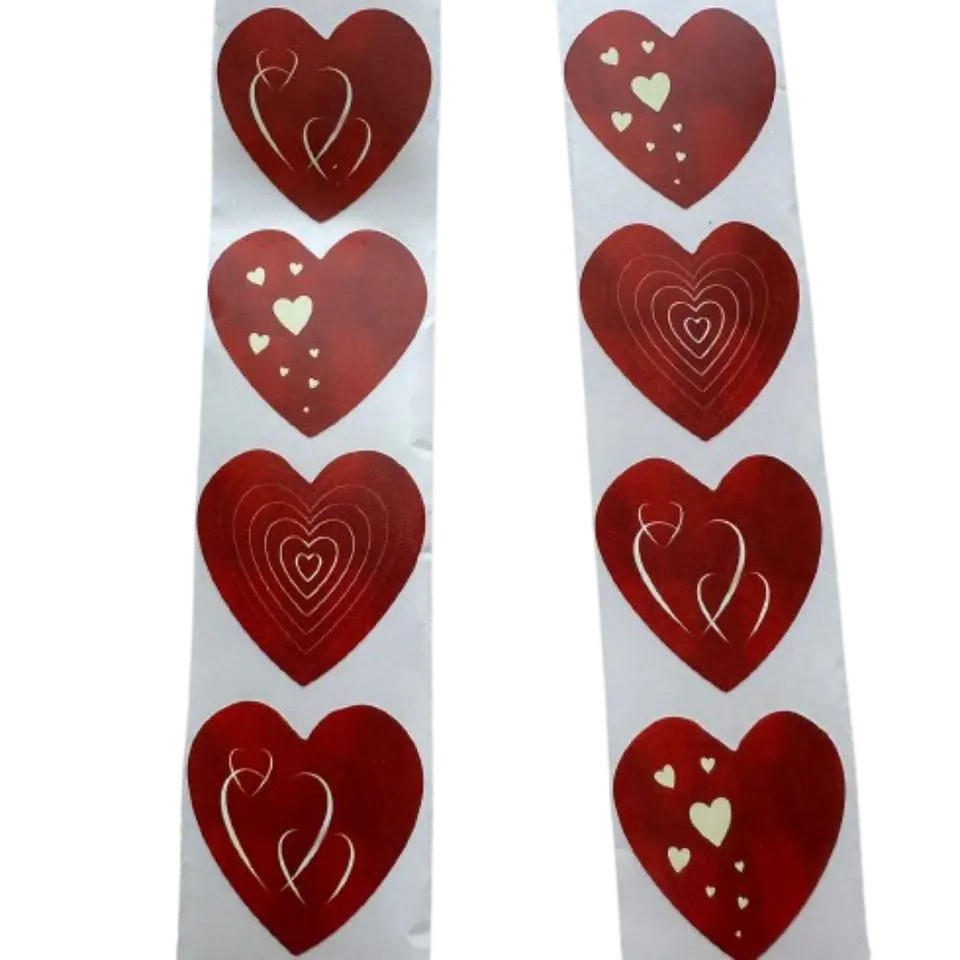 Stickers Corazon C 100un 25mm 1