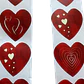 Stickers Corazon C 100un 25mm - Miniatura 2